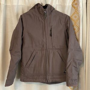 Ridgecut Women's Max-Range Flex Sanded Duck Sherpa-Lined Hooded Jacket